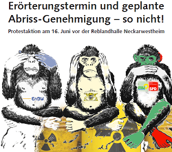 Die Drei Affen und der Atommuell